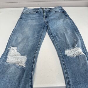 Distressed Blue Jeans for Women